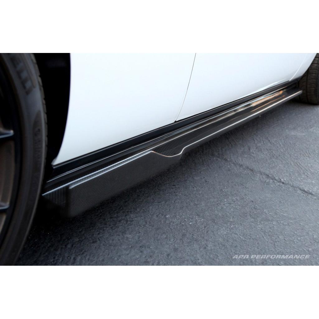 Carbon Fiber Side Rocker Extension - 2015-2023 Dodge Challenger Hellcat