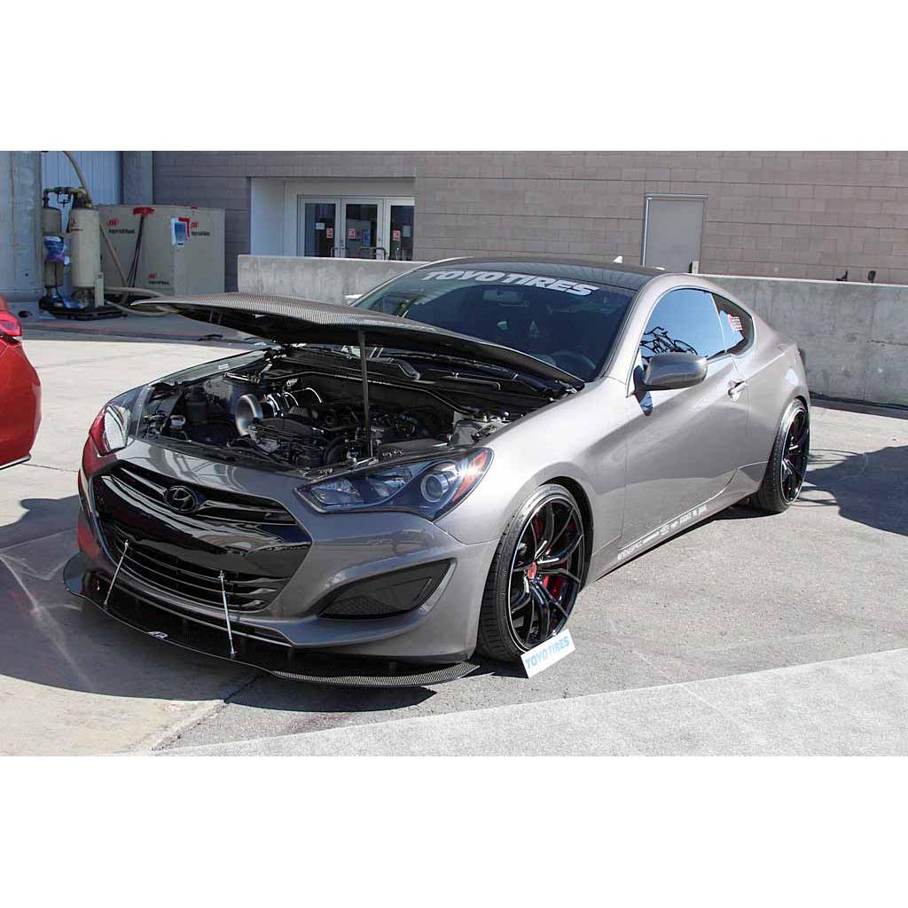 Carbon Fiber Front Wind Splitter-2013-2016 Hyundai Genesis Coupe