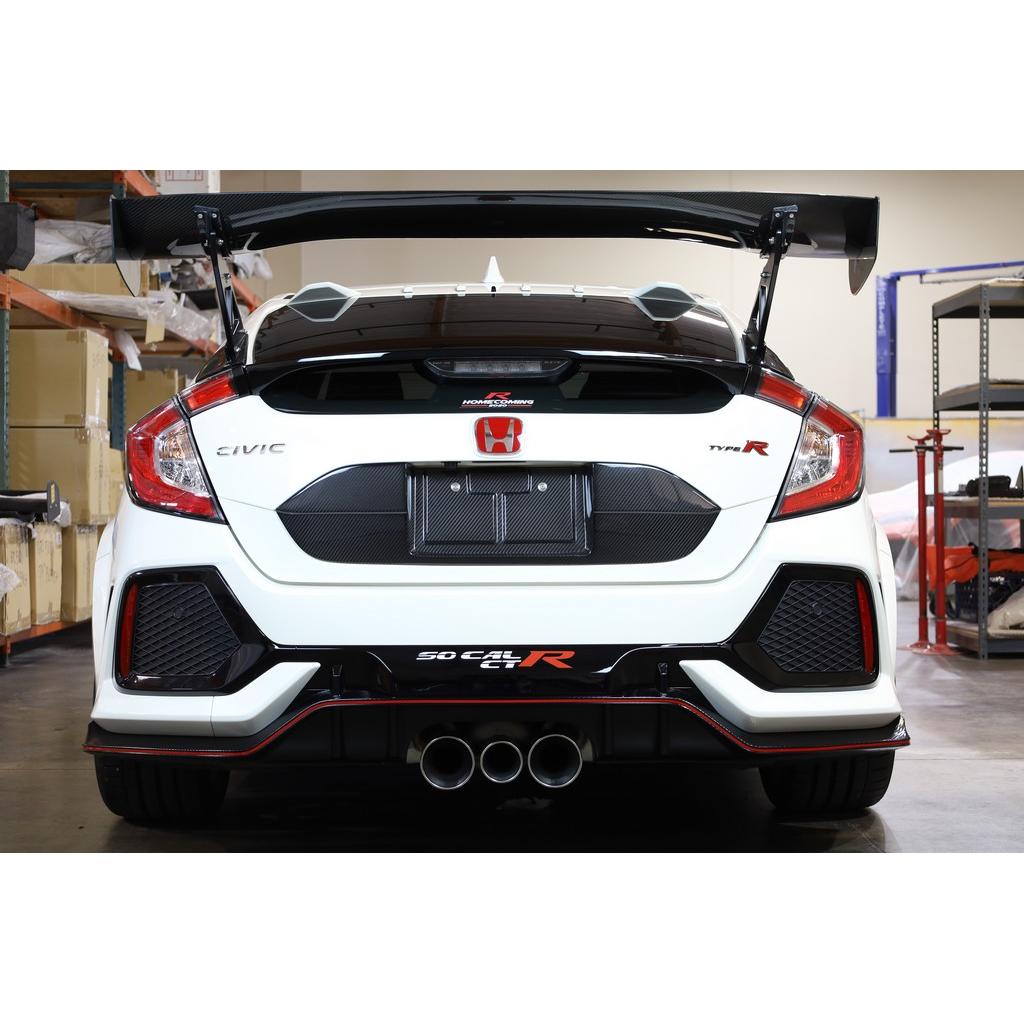 Carbon Fiber License Plate Backing- Honda FK8 Civic Type R  2017 - 2021