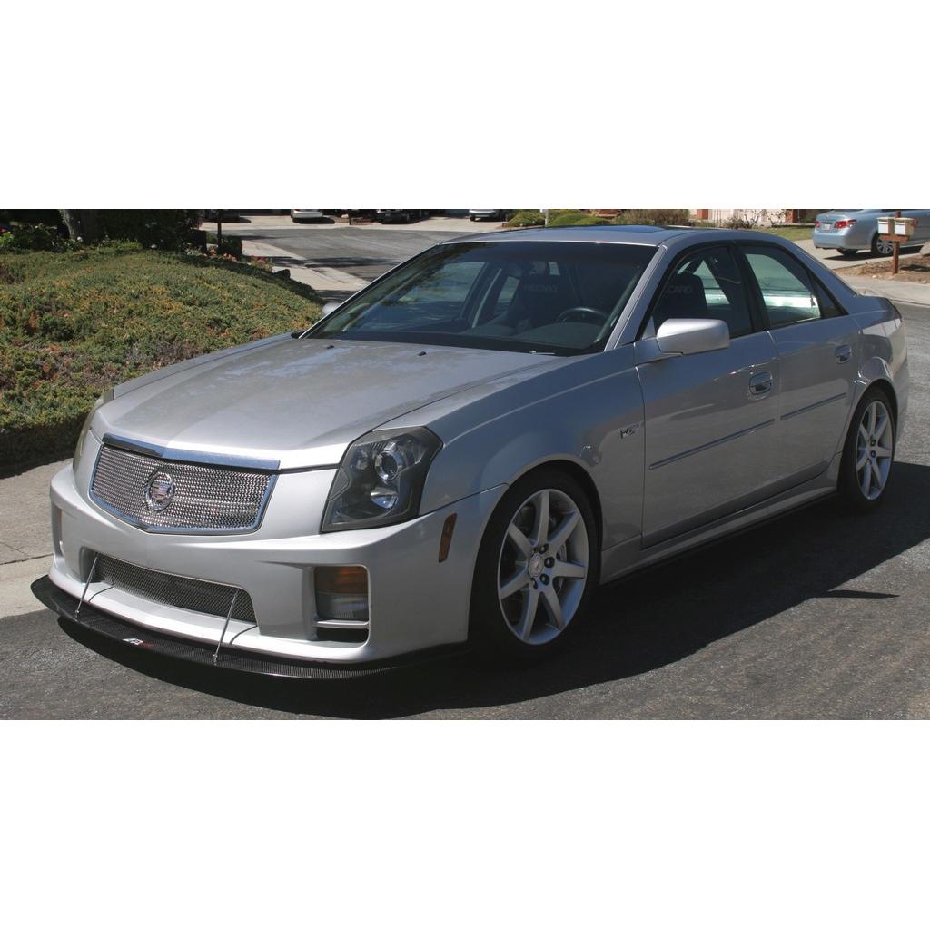 Carbon Fiber Front Wind Splitter-2004-2007 Cadillac CTS-V Sedan
