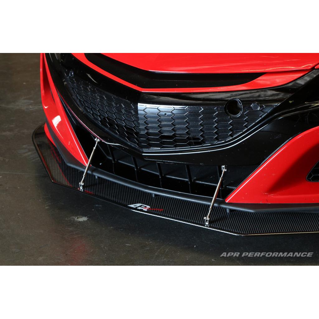 Carbon Fiber Front Wind Splitter - 2016-2022 Acura NSX  (Stock Bumper)