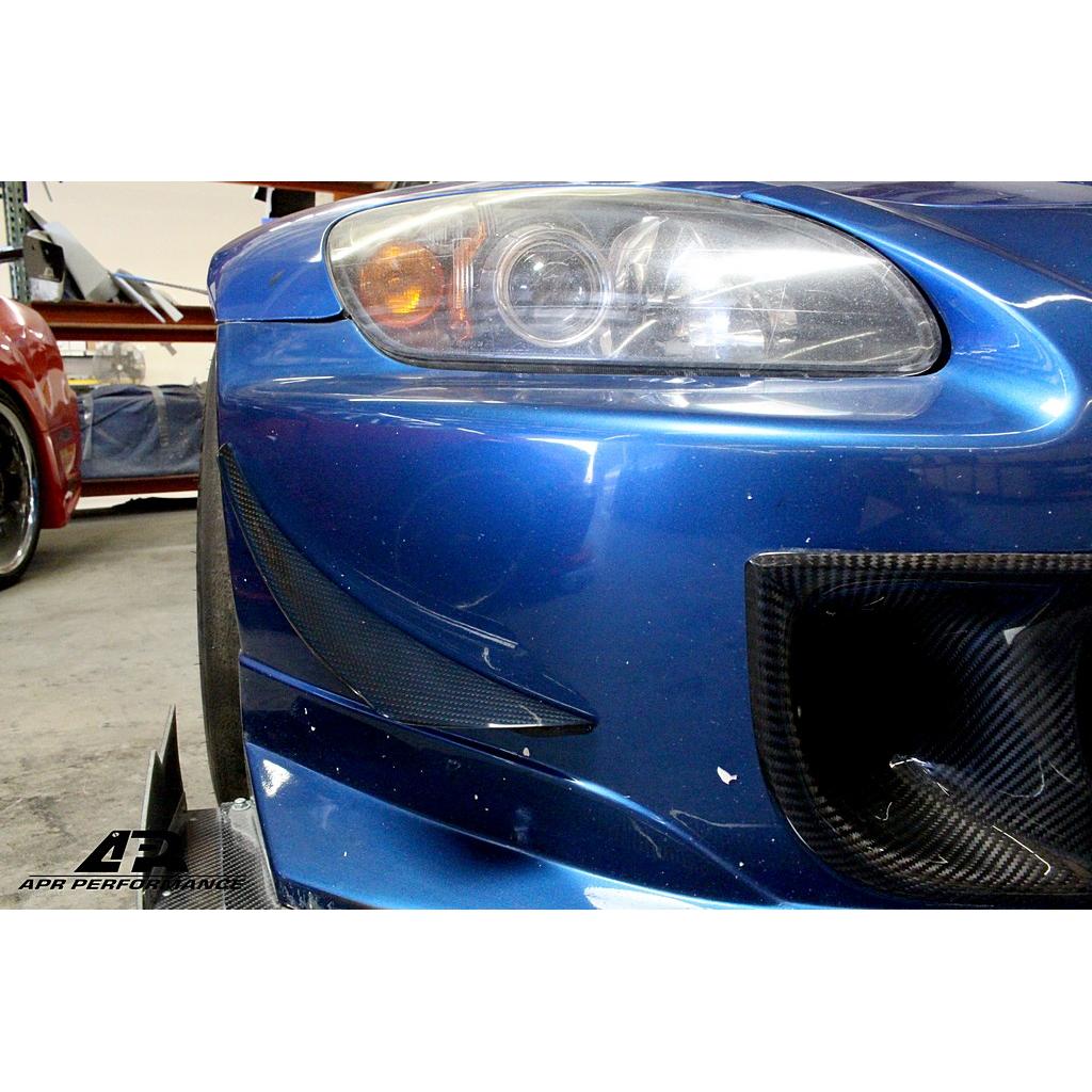 Carbon Fiber Front Bumper Canard -Honda S2000 AP2 2004-2009