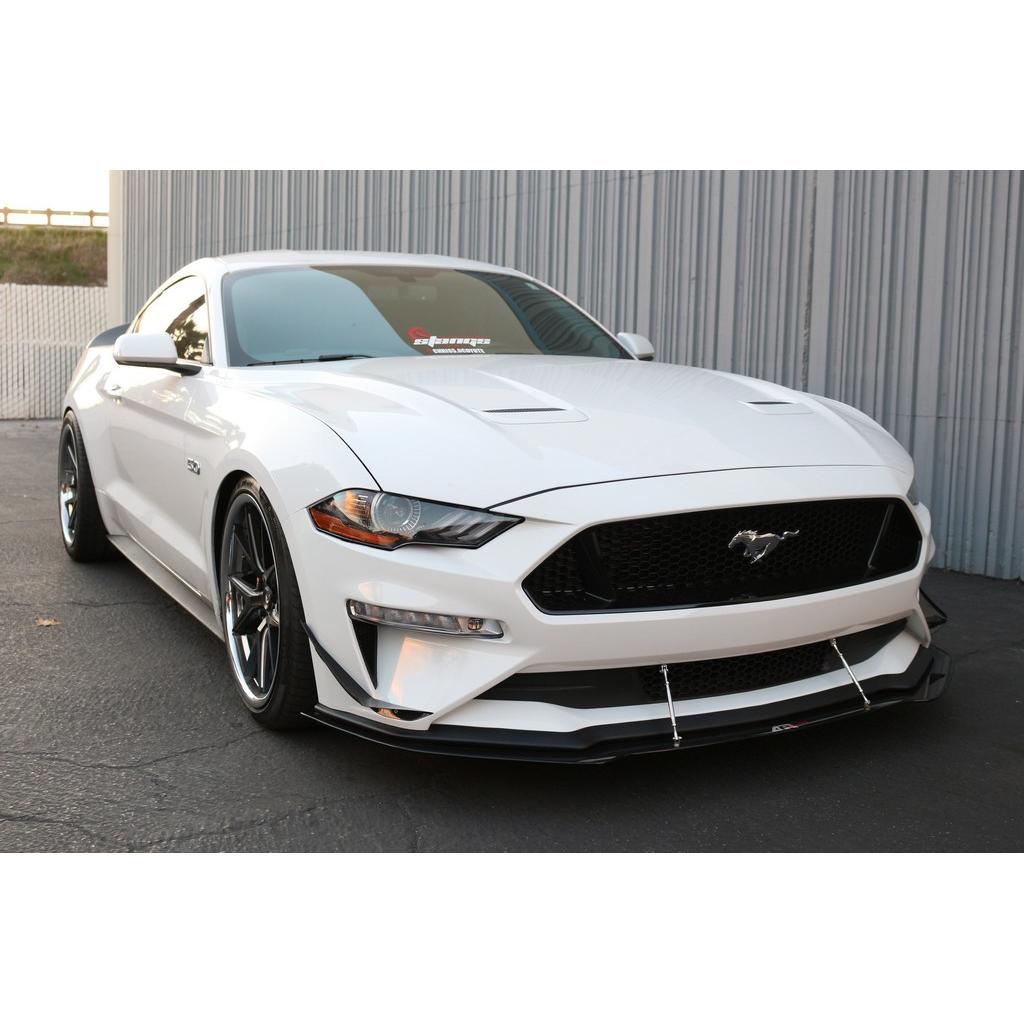 Carbon Fiber Front Wind Splitter-2018-2023 Ford Mustang S550