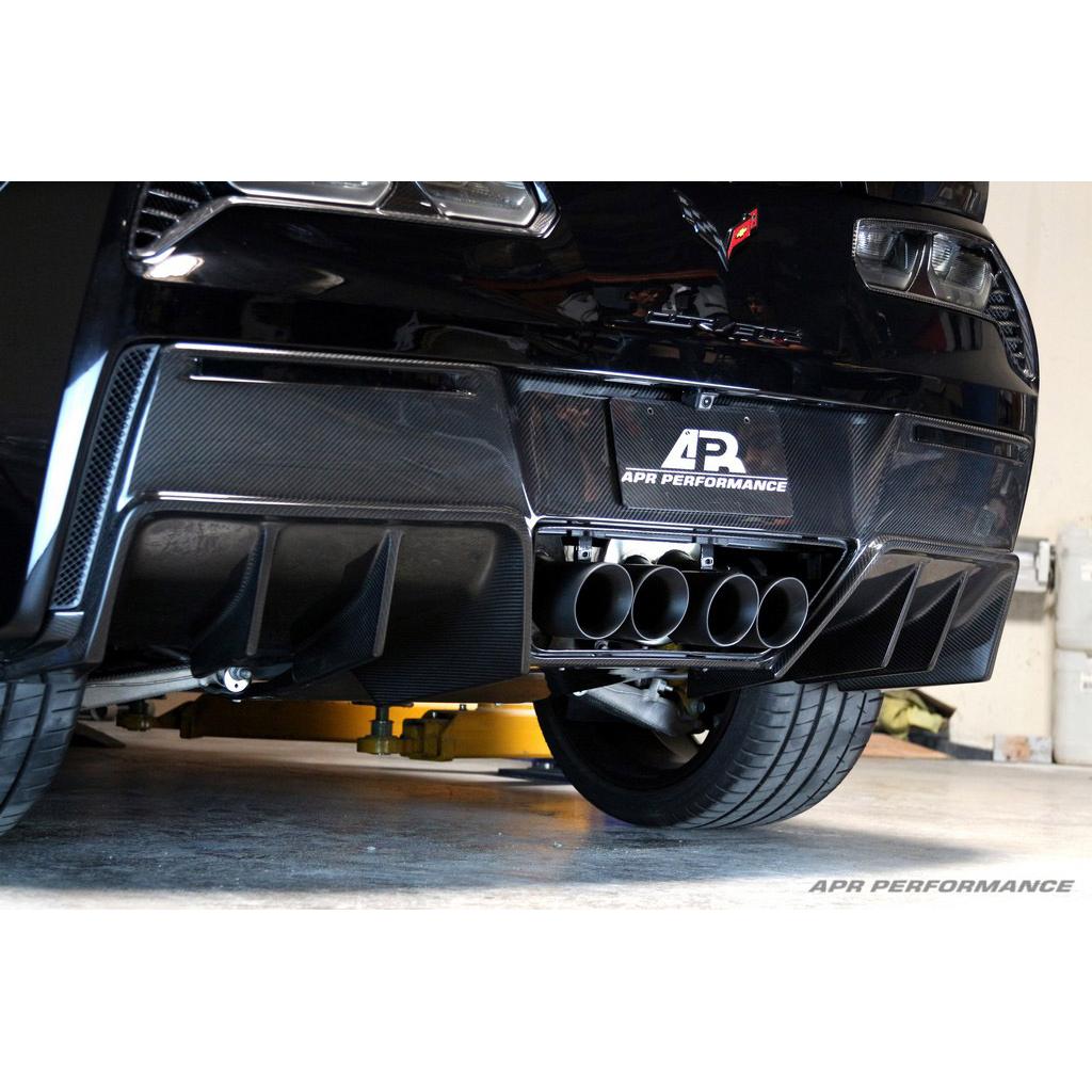 Carbon Fiber Rear Diffuser (Version 2)-Chevrolet C7 Corvette Z06