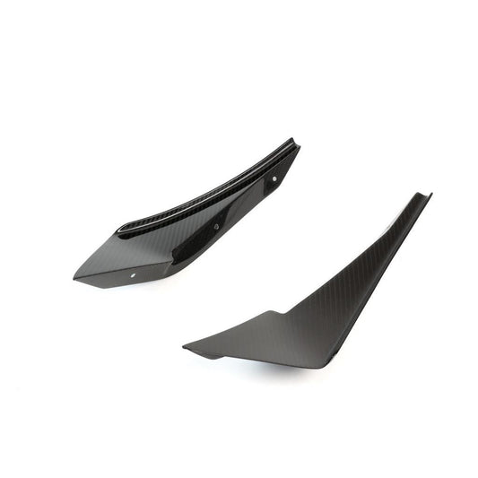 Carbon Fiber Front Bumper Canards-2018-2023 Ford S550 Mustang