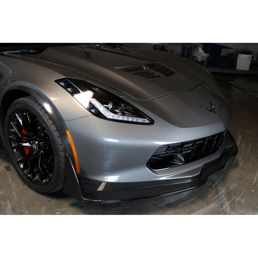 Carbon Fiber Front Airdam/ Lip-Chevrolet Corvette C7/ C7 Z06