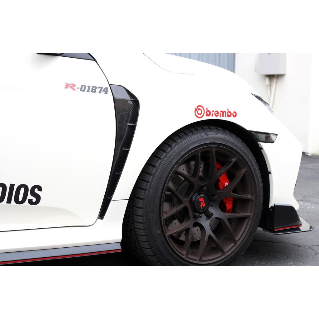 Carbon Fiber Fender Vents - Honda FK8 Civic Type R 2017 - 2021