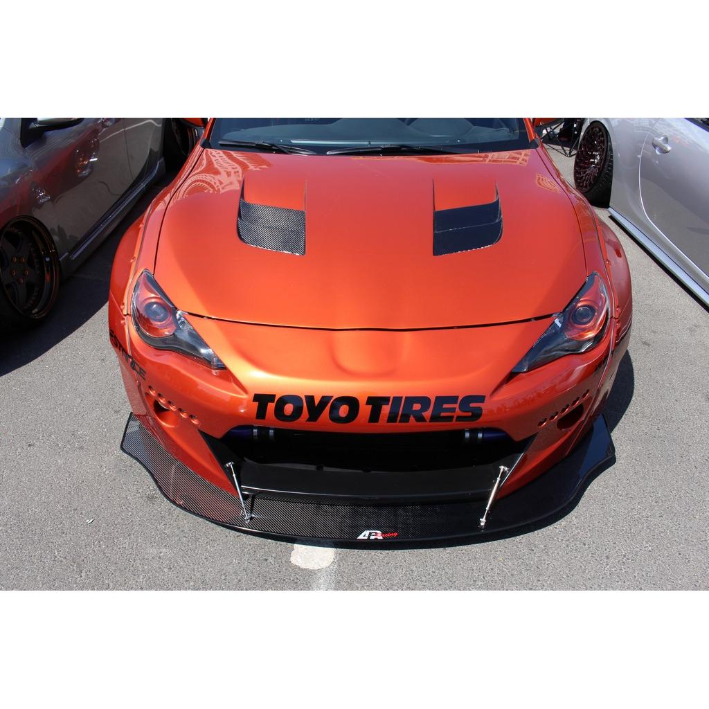 Carbon Fiber Front Wind Splitter- 2013-2016 Scion FR-S/ Subaru BRZ RB Version 2