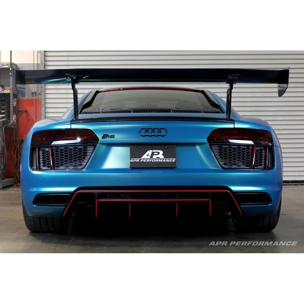 GTC-500 Carbon Fiber Adjustable Wing W/ Trunk Panel Replacement - 2017-2023 Audi R8