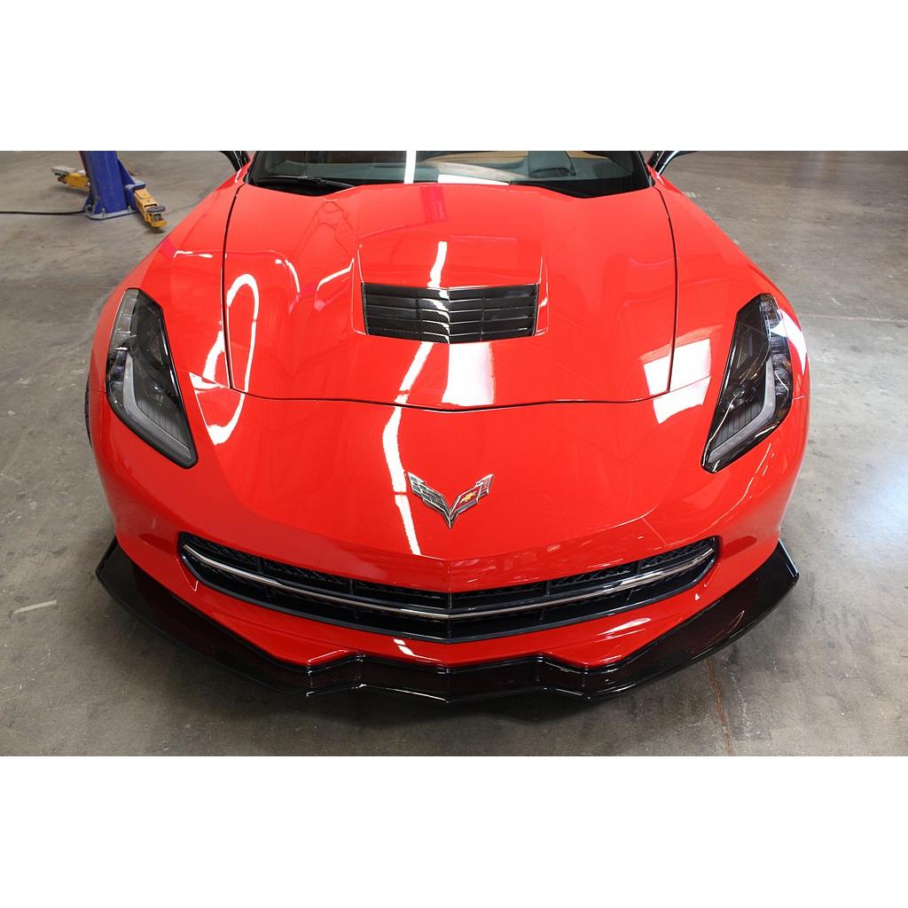 Carbon Fiber Front Airdam/ Lip-Chevrolet Corvette C7/ C7 Z06