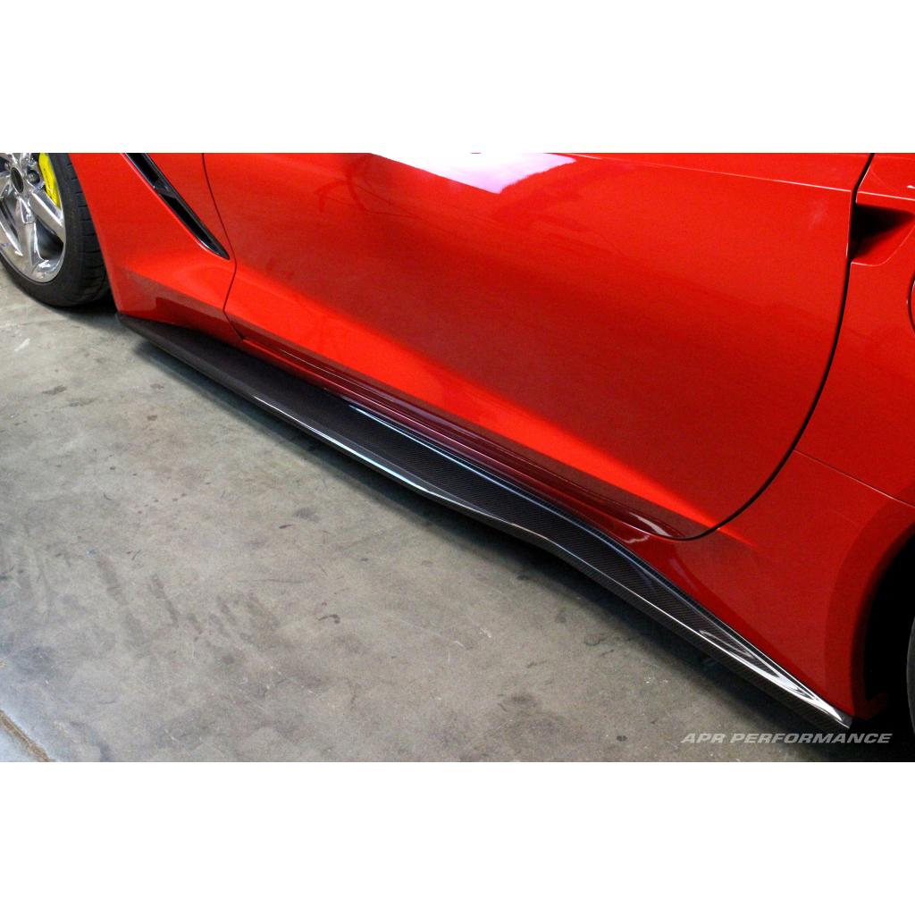 Carbon Fiber Side Rocker Extensions/ Side Skirts- Chevrolet Corvette C7 Z06