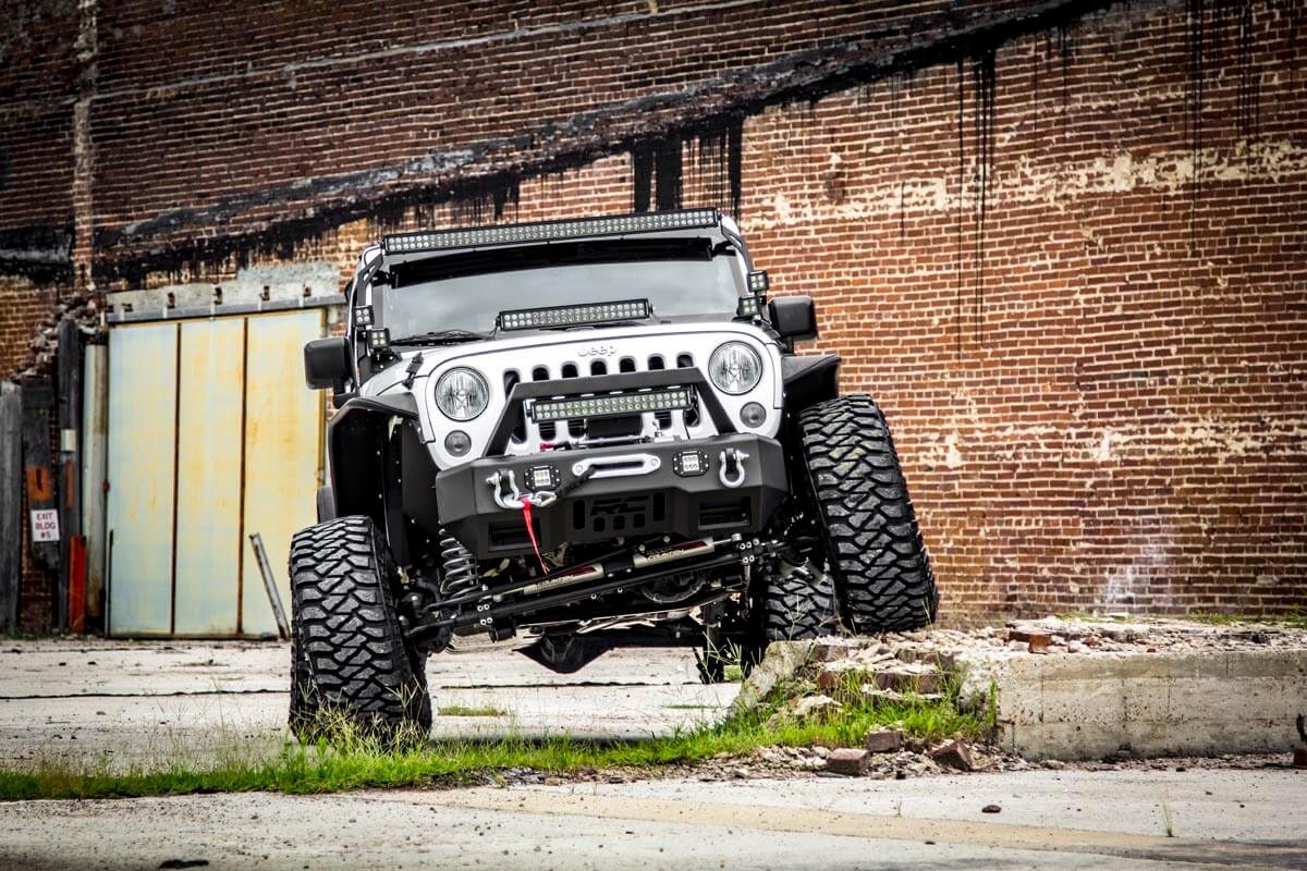 Rough Country 4 Inch Lift Kit | 2-Door | Jeep Wrangler JK 4WD (2007-2018)