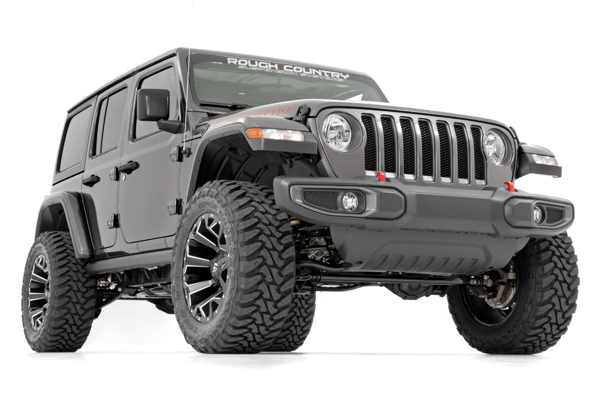 Rough Country 2.5 Inch Lift Kit | 4-Door |  Jeep Wrangler Unlimited Rubicon 4WD (2024-2026)