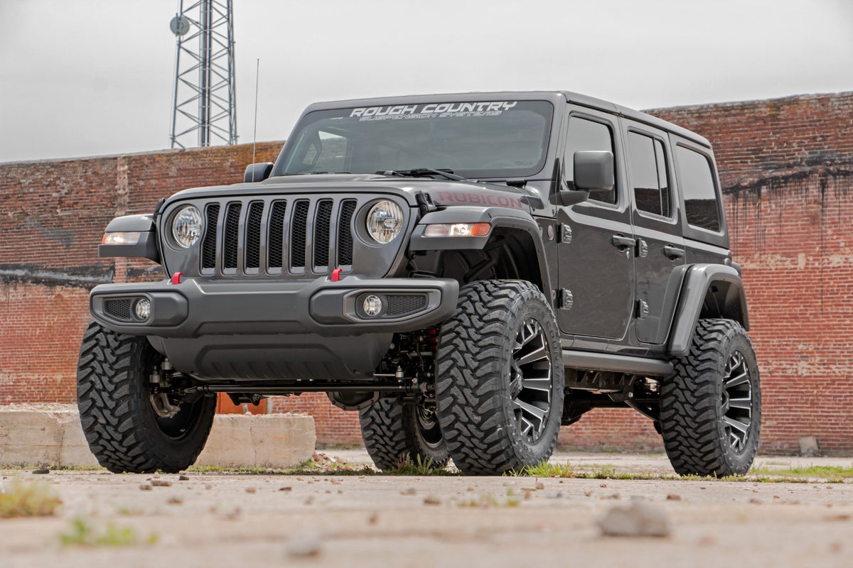 Rough Country 2.5 Inch Lift Kit | 4-Door |  Jeep Wrangler Unlimited Rubicon 4WD (2024-2026)
