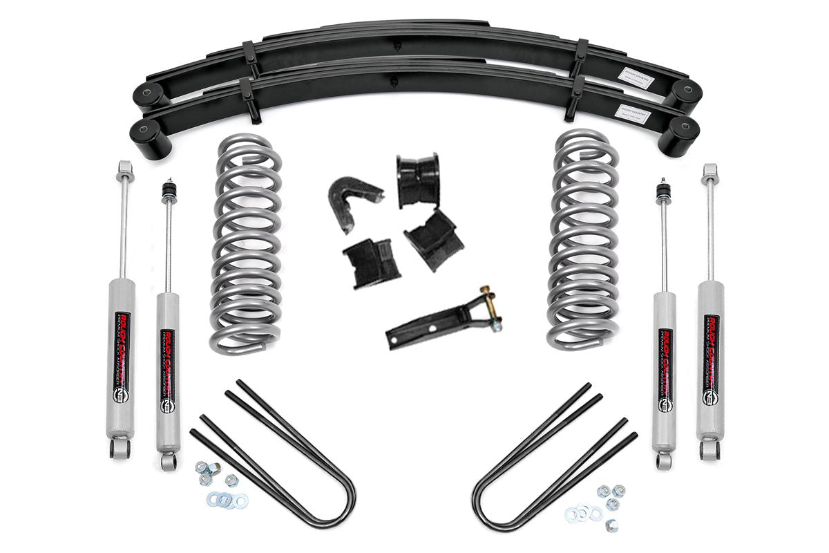 Rough Country 2.5 Inch Lift Kit | Rear Springs | Ford F-100 4WD (1970-1976)