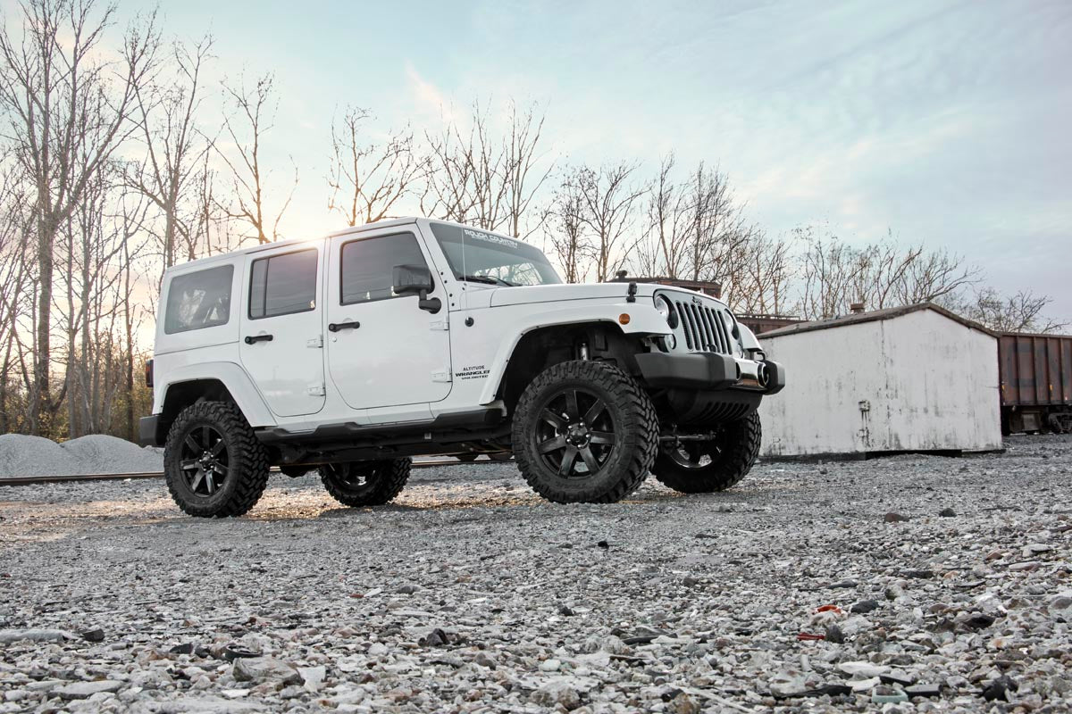 Rough Country 2.5 Inch Lift Kit | 4-Door | Jeep Wrangler JK 2WD/4WD (2007-2018)