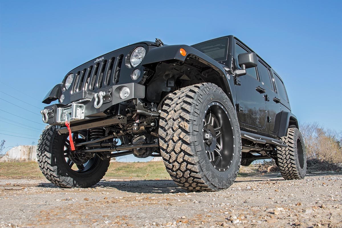 Rough Country 3.5 Inch Lift Kit | 4-Door | Jeep Wrangler JK 2WD/4WD (2007-2018)
