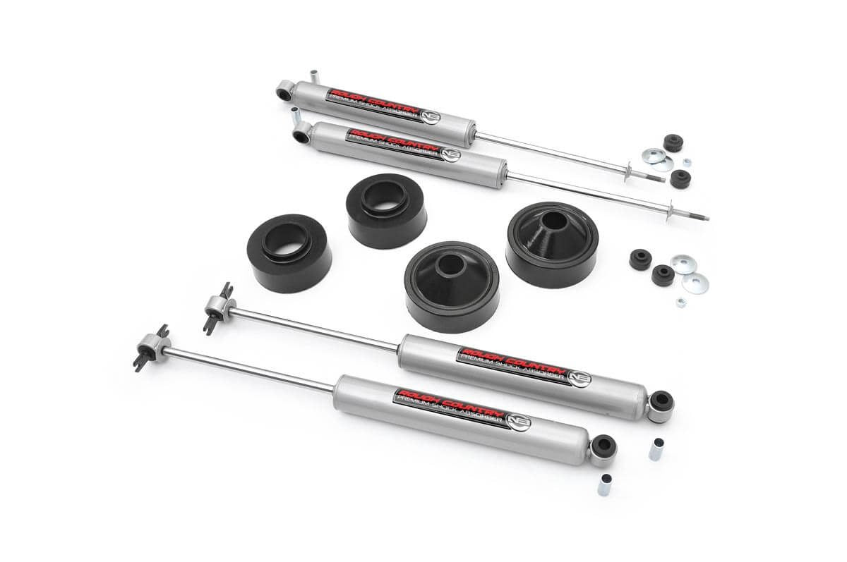 Rough Country 1.75 Inch Lift Kit | Jeep Wrangler JK  (2007-2018)
