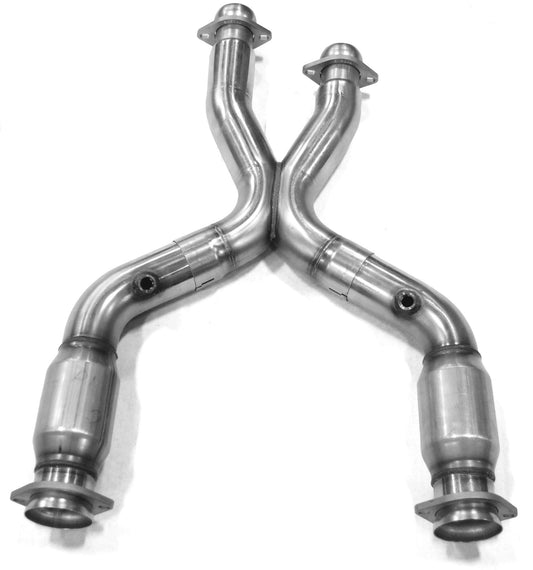 Kooks 3" x 2-1/2" Catted X-Pipe. 1999-2004 Mustang. Requires Kooks Headers. — 11203250