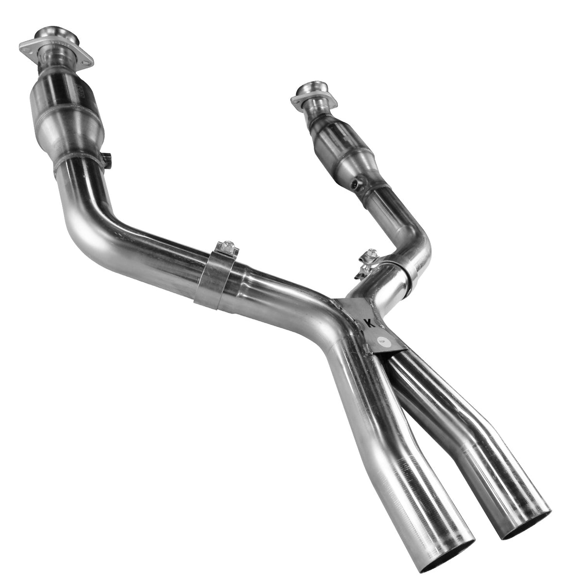 Kooks 2-1/2" Catted X-Pipe. 2005-2010 Mustang GT 4.6L 3V. Requires Kooks Headers. — 11313200