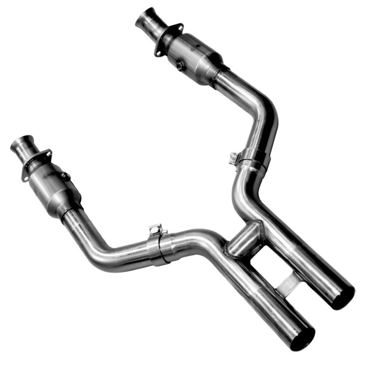 Kooks 2-1/2" GREEN Catted H-Pipe. 2005-2010 Mustang GT 4.6L 3V. Req. Kooks Headers. — 11313600