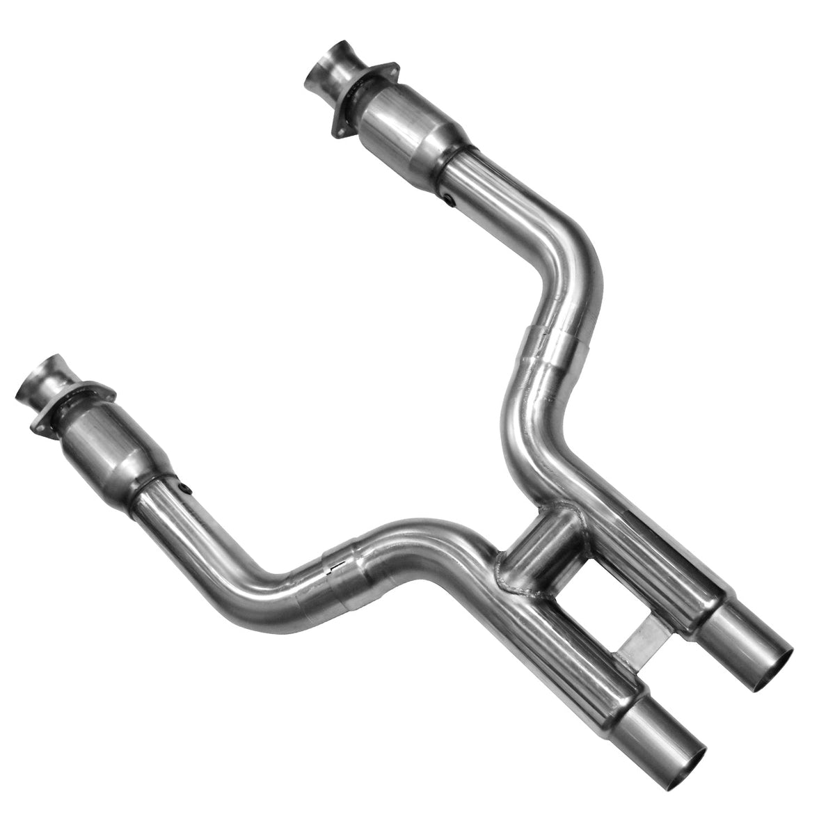 Kooks 3" x 2-1/2" (OEM) SS GREEN Catted H-Pipe. 2007-2010 Shelby GT500. — 11323600