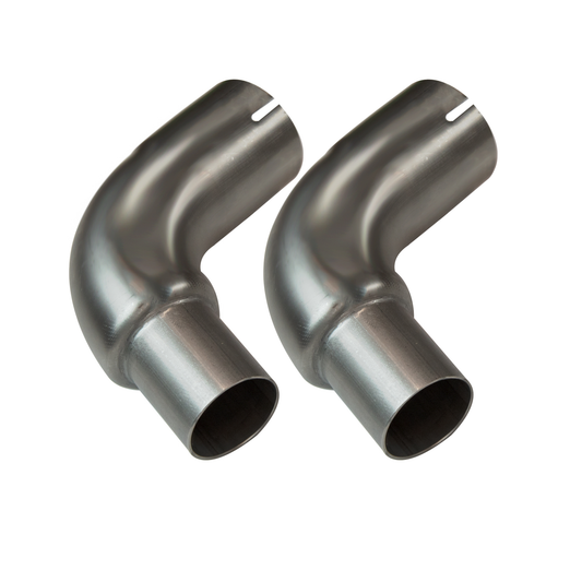 Kooks PAIR of 3" x 2-1/2" SS Connection Adapters. Fits 2016-2020 Mustang GT350 5.2L — 11513020-2