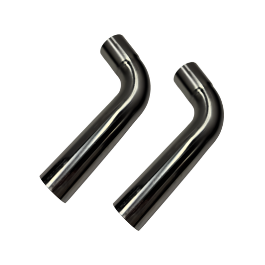 Kooks PAIR of Full 3" SS Connection Adapters (7" Long). Fits 2015-2026 Mustang GT 5.0L — 11513030-2