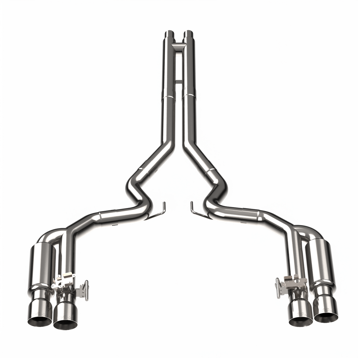 Kooks 3" Active Shotgun Style Cat-Back (H) 2018-2026 5.0L Mustang w/Polished Tips — 11514500