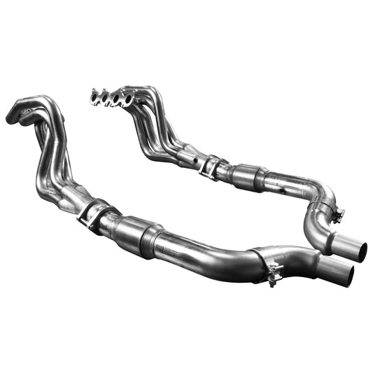 Kooks 1-3/4" Stainless Headers & GREEN Catted Conn. Kit. 2015-2026 Mustang GT 5.0L. — 1151H232