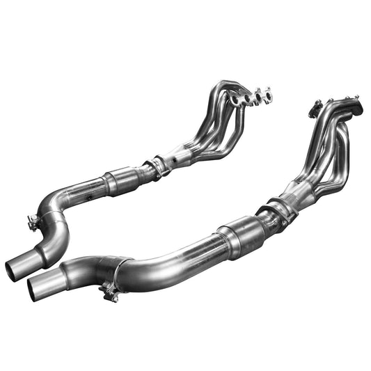 Kooks 1-7/8" SS Headers & ULTRA GREEN Catted Connection Kit. 2015-2026 Mustang GT/DH — 1151H452