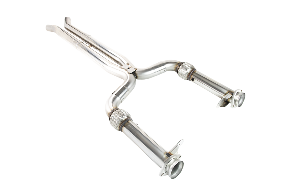 Kooks 3" x 2-3/4" SS Comp. Only X-Pipe. 2015-2020 Shelby GT350. Retains OEM Mufflers. — 11543100
