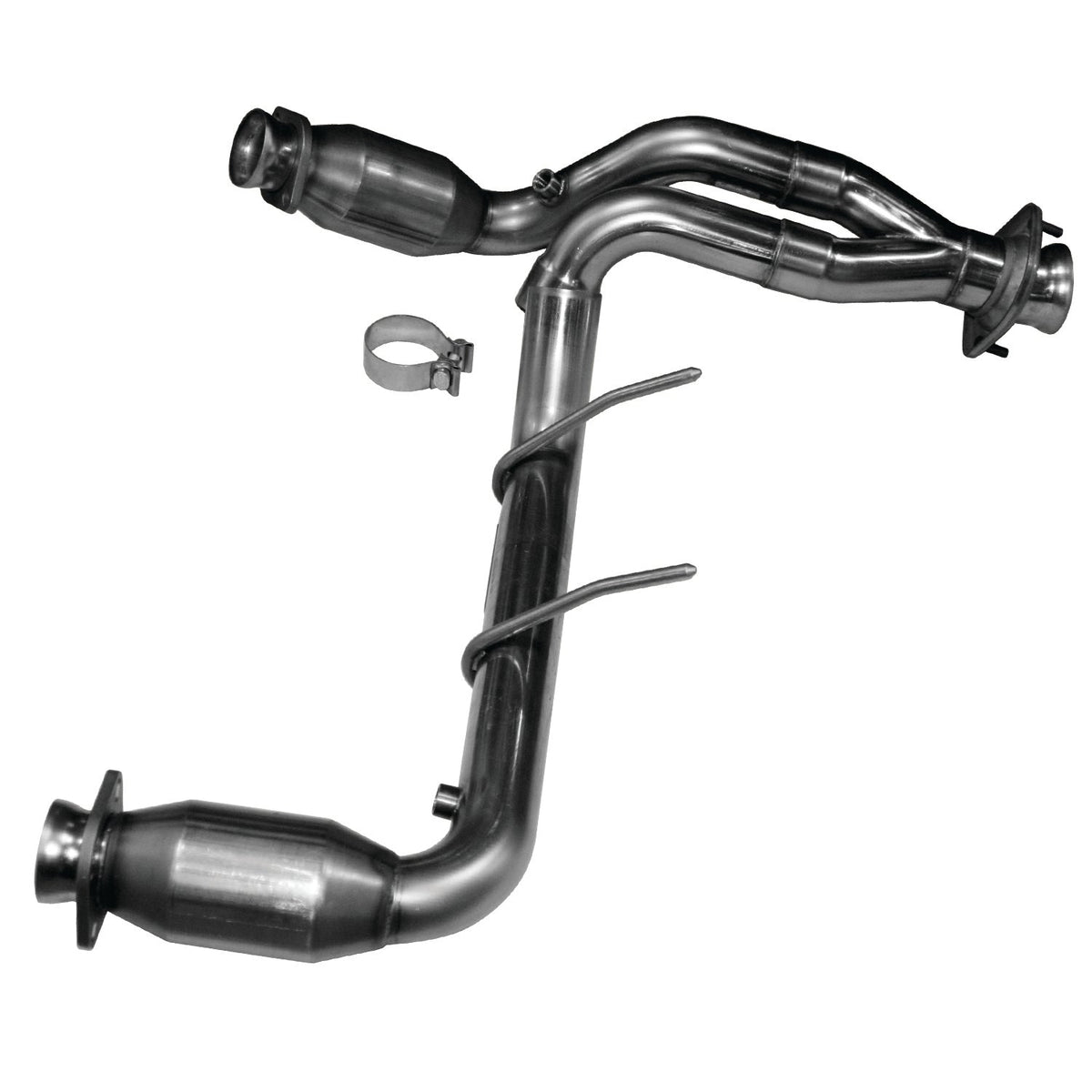 Kooks 2-1/2" Catted Y-Pipe. 2009-2010 F150 5.4L 3V. Requires Kooks Headers. — 13503200