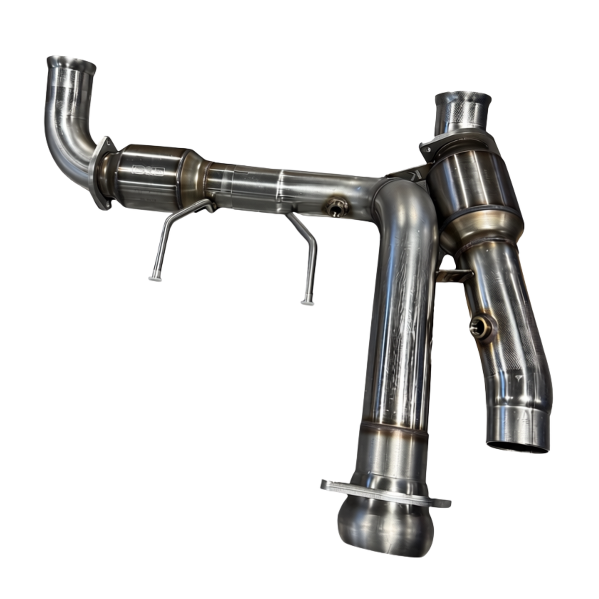 Kooks 2023+ Raptor R 5.2L 4V. 3" SS Ultra-GREEN Catted Connections. Connects to OEM. — 13723500
