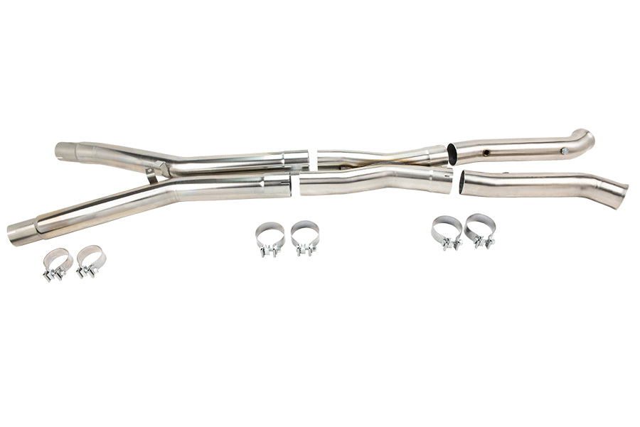 Kooks 3" SS Competition Only X-Pipe. 2005-2008 Corvette 6.0L/6.2L. Connects to OEM. — 21603101