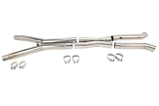 Kooks 3" SS Competition Only X-Pipe. 2005-2008 Corvette 6.0L/6.2L. Connects to OEM. — 21603101
