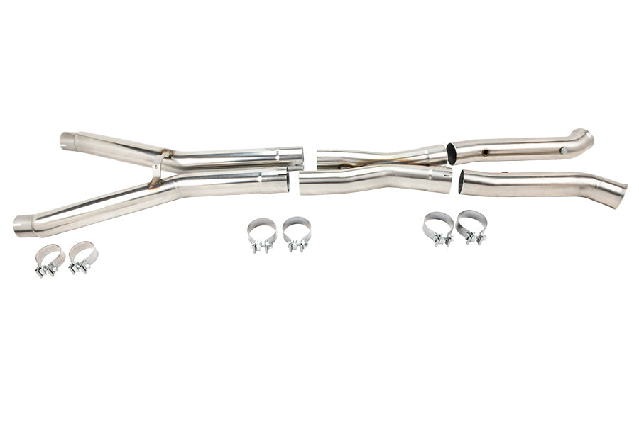 Kooks 3" SS Competition Only X-Pipe. 2009-2013 Corvette 6.2L. Connects to OEM. — 21603111