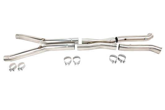 Kooks 3" SS Competition Only X-Pipe. 2009-2013 Corvette 6.2L. Connects to OEM. — 21603111