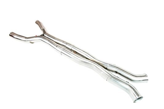 Kooks 3" SS Competition Only X-Pipe. 2014-2019 Corvette. Connects to OEM. — 21703100
