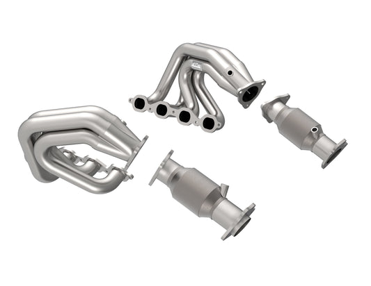 Kooks 2" Header and H.O. GREEN Connection Kit. 2020+ Corvette C8 6.2L — 2180H640