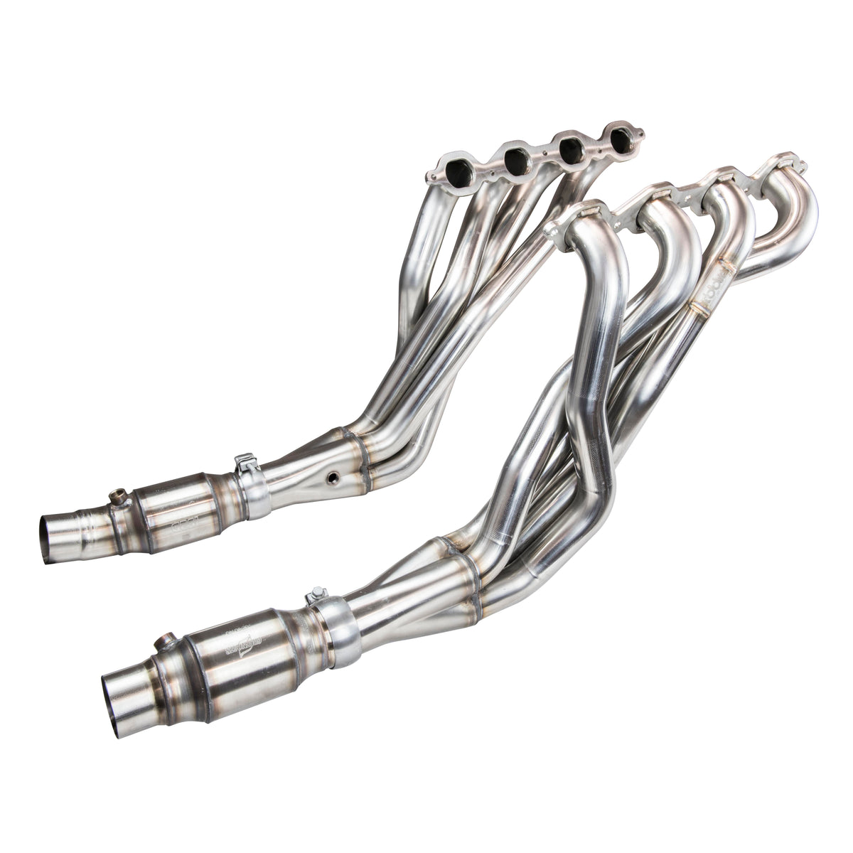 Kooks 2" Stainless Headers & H.O. GREEN Catted OEM Conn. Kit. 2016-2024 Camaro SS/ZL1. — 2260H640