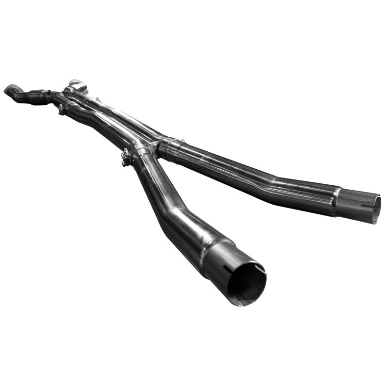 Kooks 3" SS H.O. GREEN Catted X-Pipe. 2009-2015 Cadillac CTS-V. Connects to OEM. — 23113400
