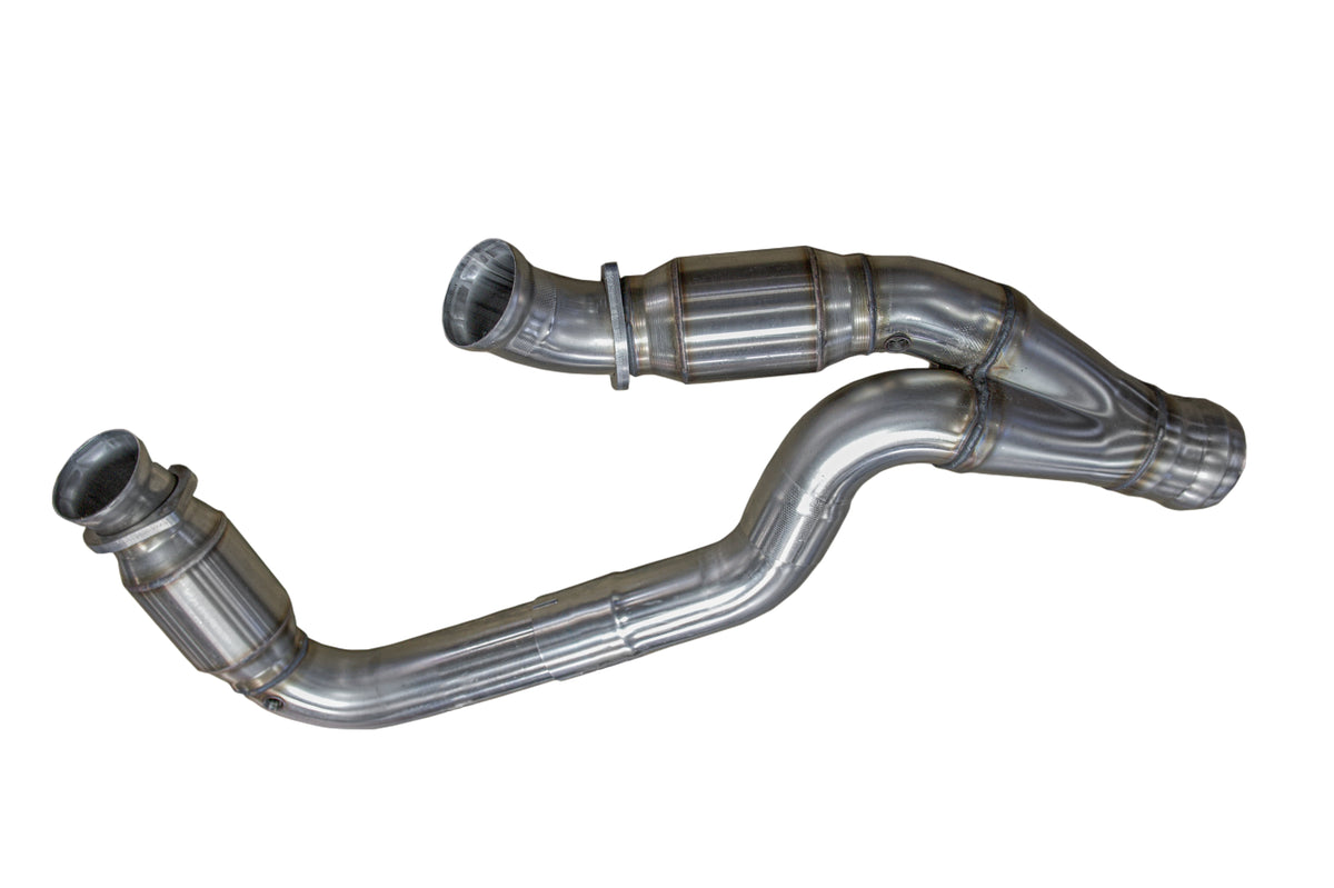 Kooks 3" Stainless Catted Y-Pipe. 2019-2023 GM 1/2 Ton Truck 6.2L. — 28633200