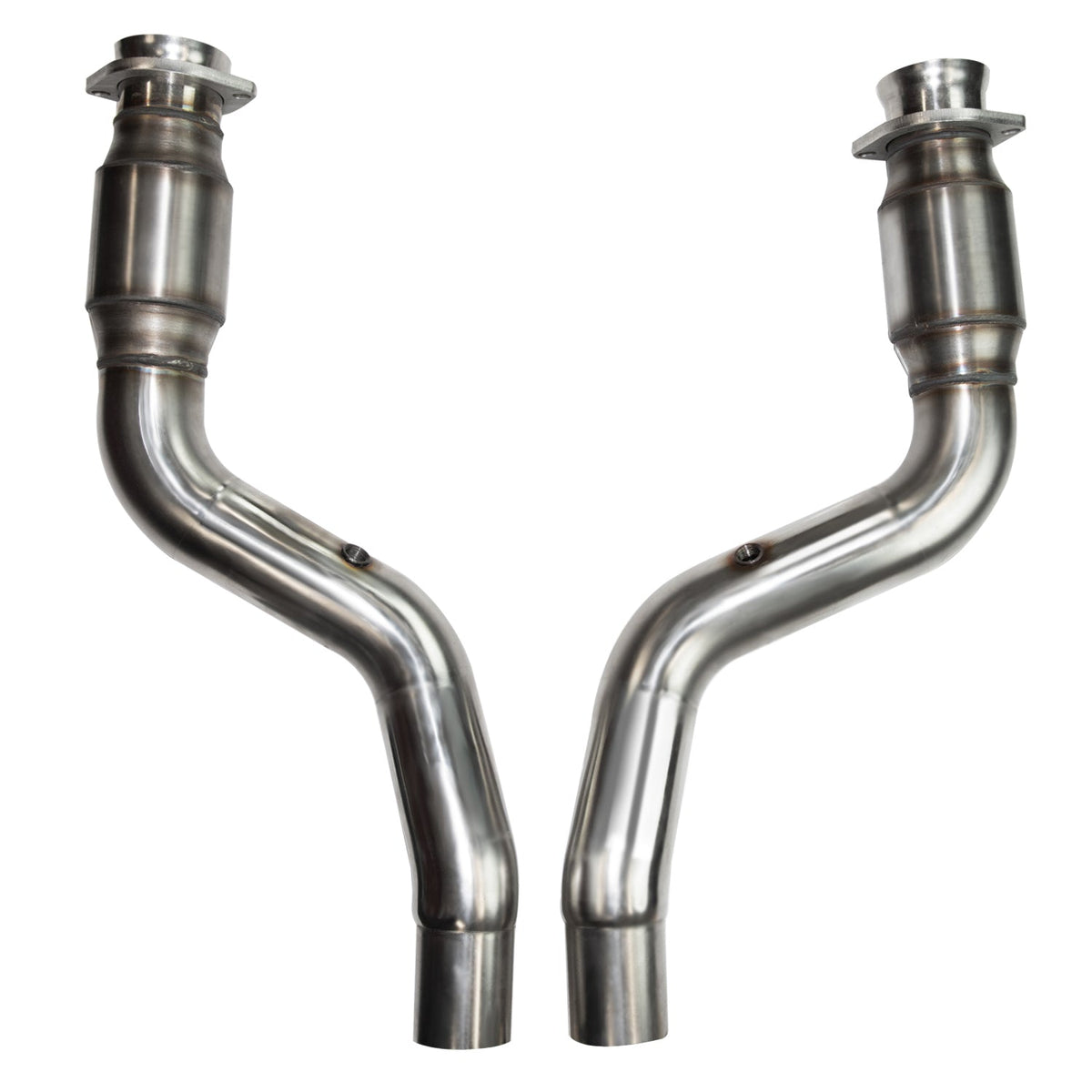 Kooks 3" x 2-1/2" SS GREEN Catted OEM Connection Pipes. 2005-2023 LX Platform Car 5.7L — 31003300