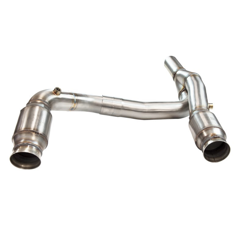 Kooks 3" SS GREEN Catted Y-Pipe for LS Swap. 2007-2018 Jeep Wrangler JK 4-Door. — 37103300