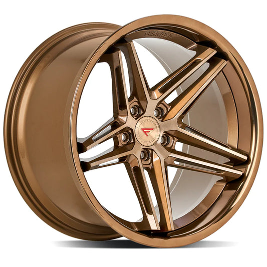 Ferrada CM1 Brushed Cobre - Polished Bronze Lip wheel