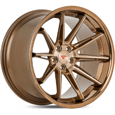 Ferrada CM2 Brushed Cobre - Polished Bronze Lip wheel