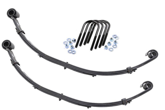 Rough Country Rear Leaf Springs | 4" Lift | Pair | Jeep CJ5/CJ7 5 4WD (1976-1983)
