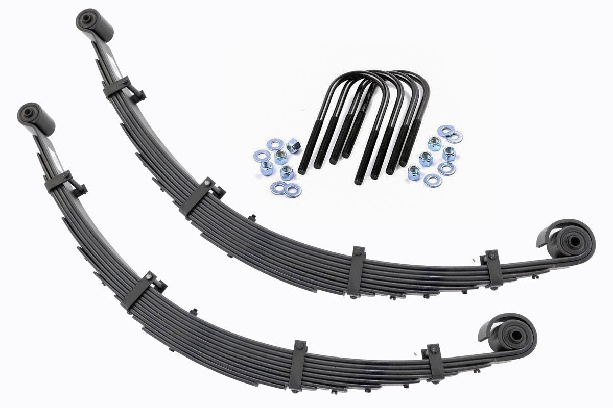 Rough Country Front Leaf Springs |8" Lift | Pair | Ford F-250/F-350 Super Duty 4WD (99-04)