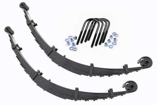 Rough Country Front Leaf Springs |8" Lift | Pair | Ford F-250/F-350 Super Duty 4WD (99-04)